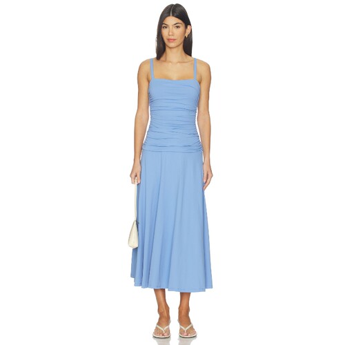 Susana Monaco Low Gathered String Dress 26春夏新品 revolve小