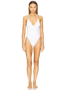 LSPACE DESERT DAYS 一件式泳衣 白色 y2k辣妹风REVOLVE小众新款