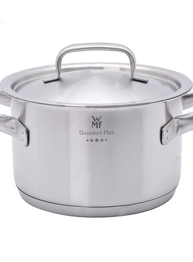 德国WMF福腾宝Gourmet Plus五星不锈钢16cm1.9L汤锅奶锅燃气灶