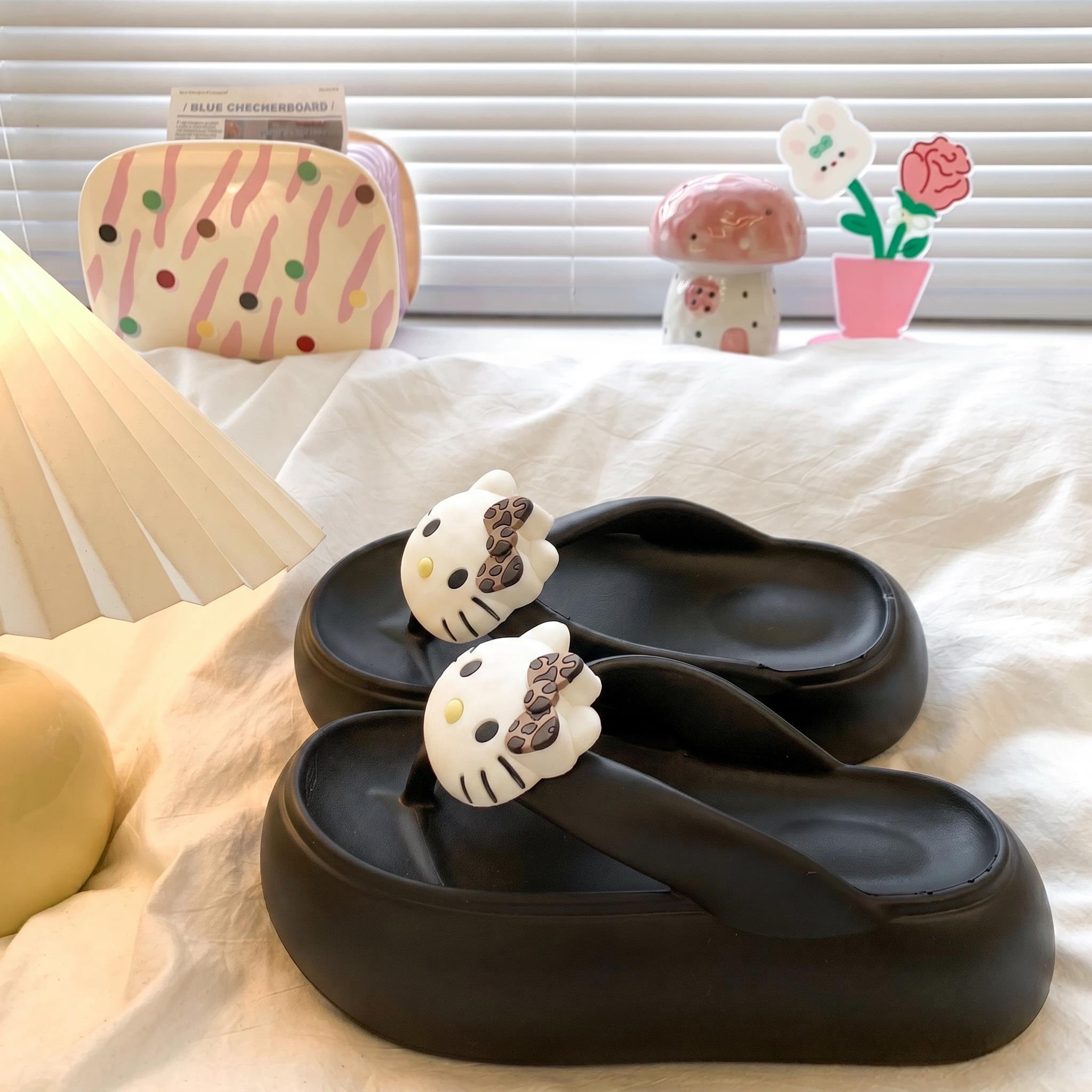 可爱HelloKitty厚底人字