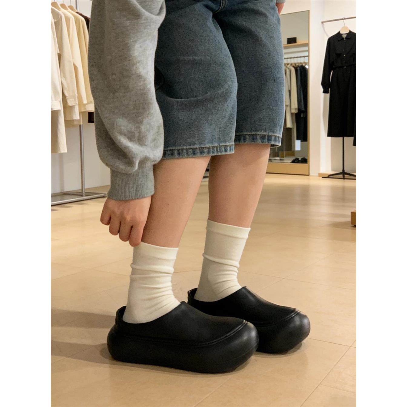 防滑懒人雨天户外韩版厚底女士半拖鞋时尚舒适eva防水春夏大头鞋,户外/登山/野营/旅行用品,沙滩鞋/凉鞋/拖鞋,淘宝优惠券,粉丝福利购,淘宝优惠卷