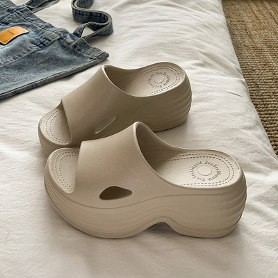 9.0厚底一字拖鞋女26新款