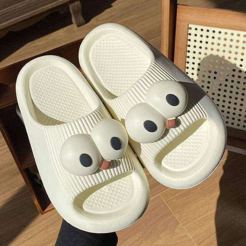 可爱大眼睛拖鞋女夏季外穿2026新款居家室内浴室防滑防臭拖