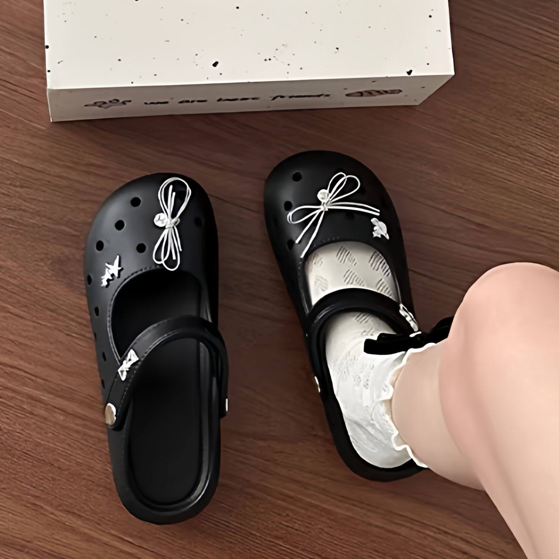 芭蕾洞洞鞋女外穿夏季202