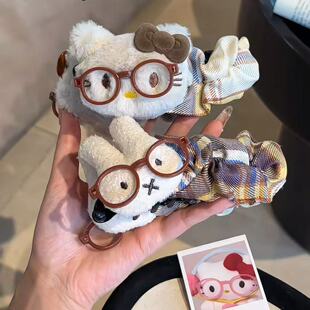 可爱kt猫米菲兔香蕉夹女扎马尾夹子甜美扭扭夹半扎发卡通发夹头饰