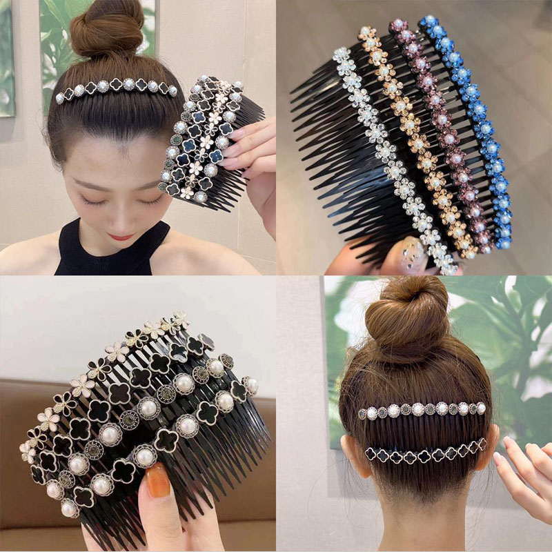 刘海碎发梳整理神器后脑勺发卡