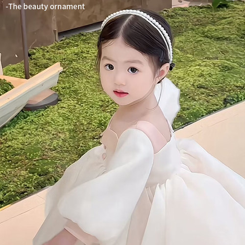 女童超仙发捆宝宝珍珠发箍女