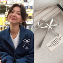 配饰品小众设计 西装 fever同款 冷淡风银色蝴蝶结胸针女2024年新款