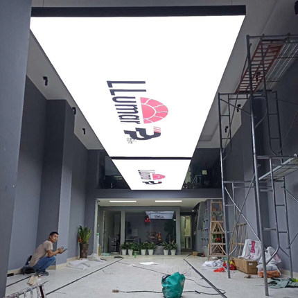 理发店发廊美容美发店专用灯网红镜台剪发直播间无影吊装吸顶灯