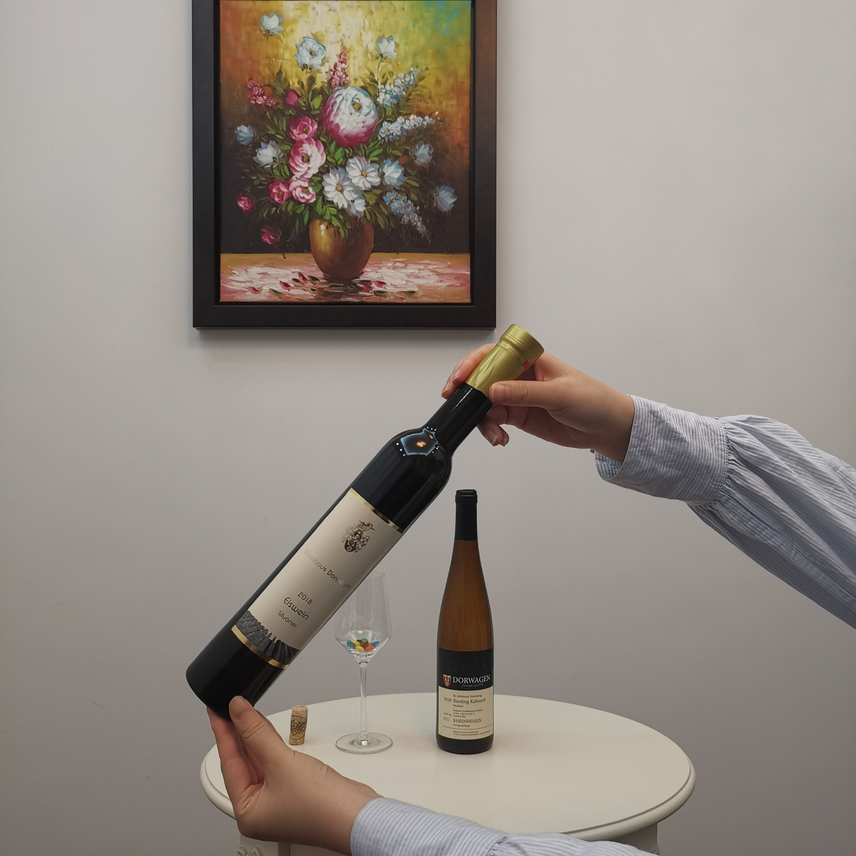 德国西万尼冰酒冰白葡萄酒进口qmp甜白微醺独饮搭巧克力推荐375ml