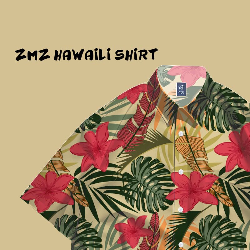 夏季沙滩花衬衫男短袖冰丝东南亚衣服海岛度假男生海边穿搭外套男