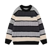 时尚 WHXS长袖 毛衣气质ins原宿流行潮流慵懒文艺百搭新款 日系简约