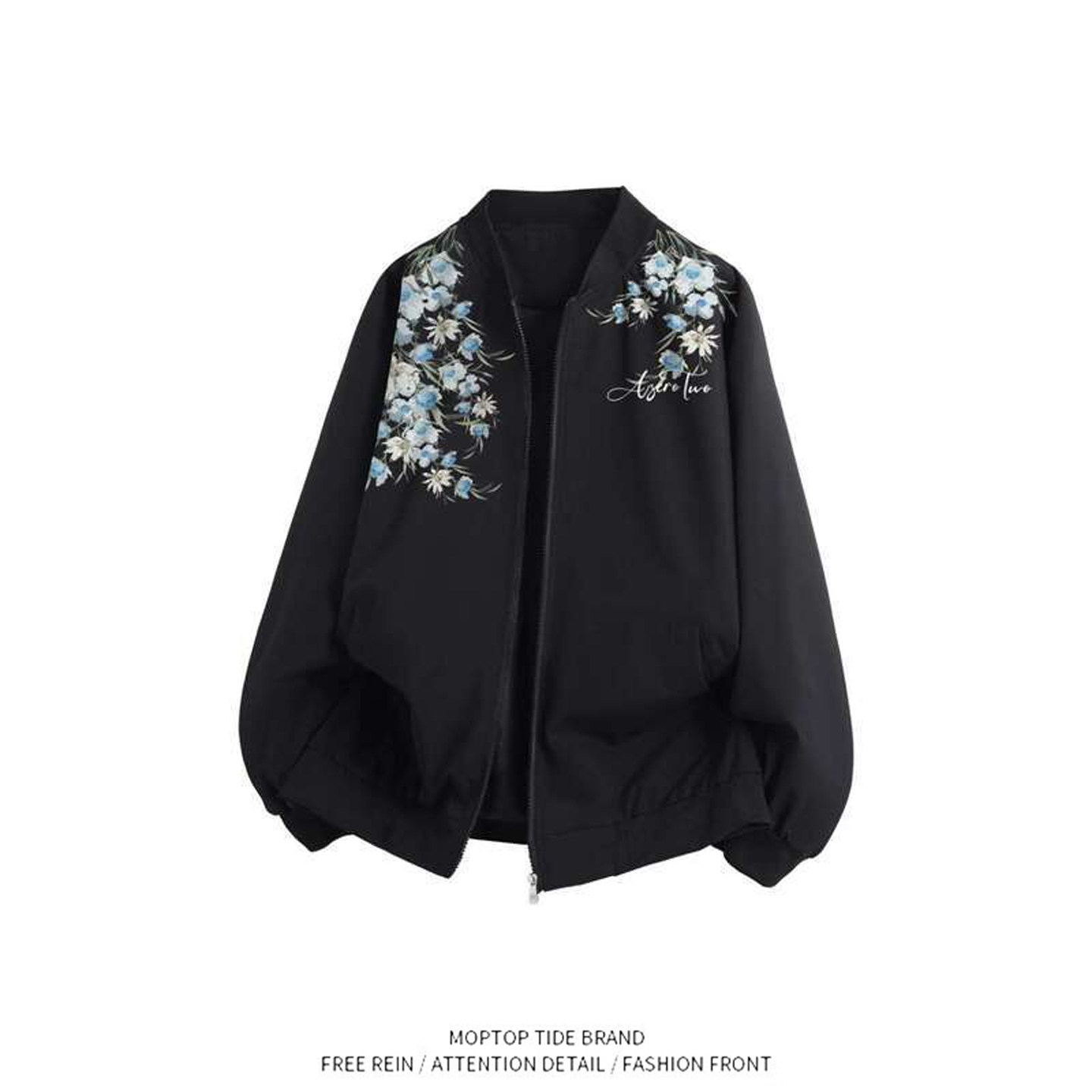 【限时优惠】花卉刺绣夹克男