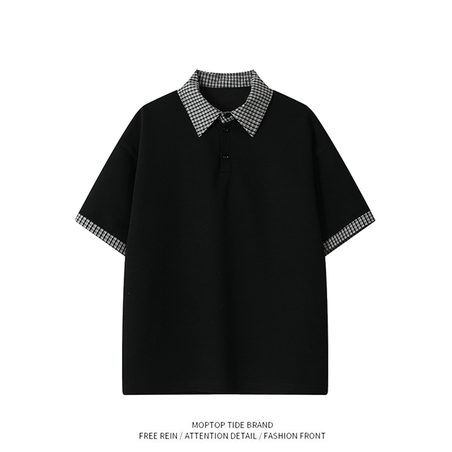 【限时优惠】翻领短袖男