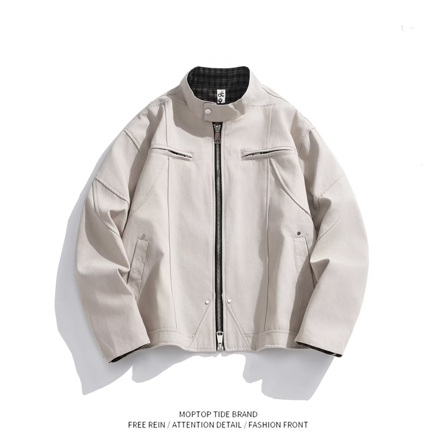 美式棒球服外套男生春秋季2025新款潮牌机能风痞帅青少年飞行夹克