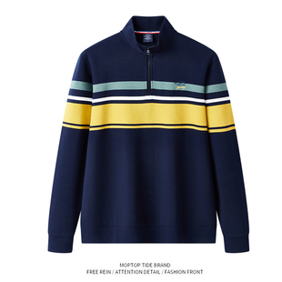 半高拉链立领外套 新款 WHXS日系夏季 卫衣男青年2025春季