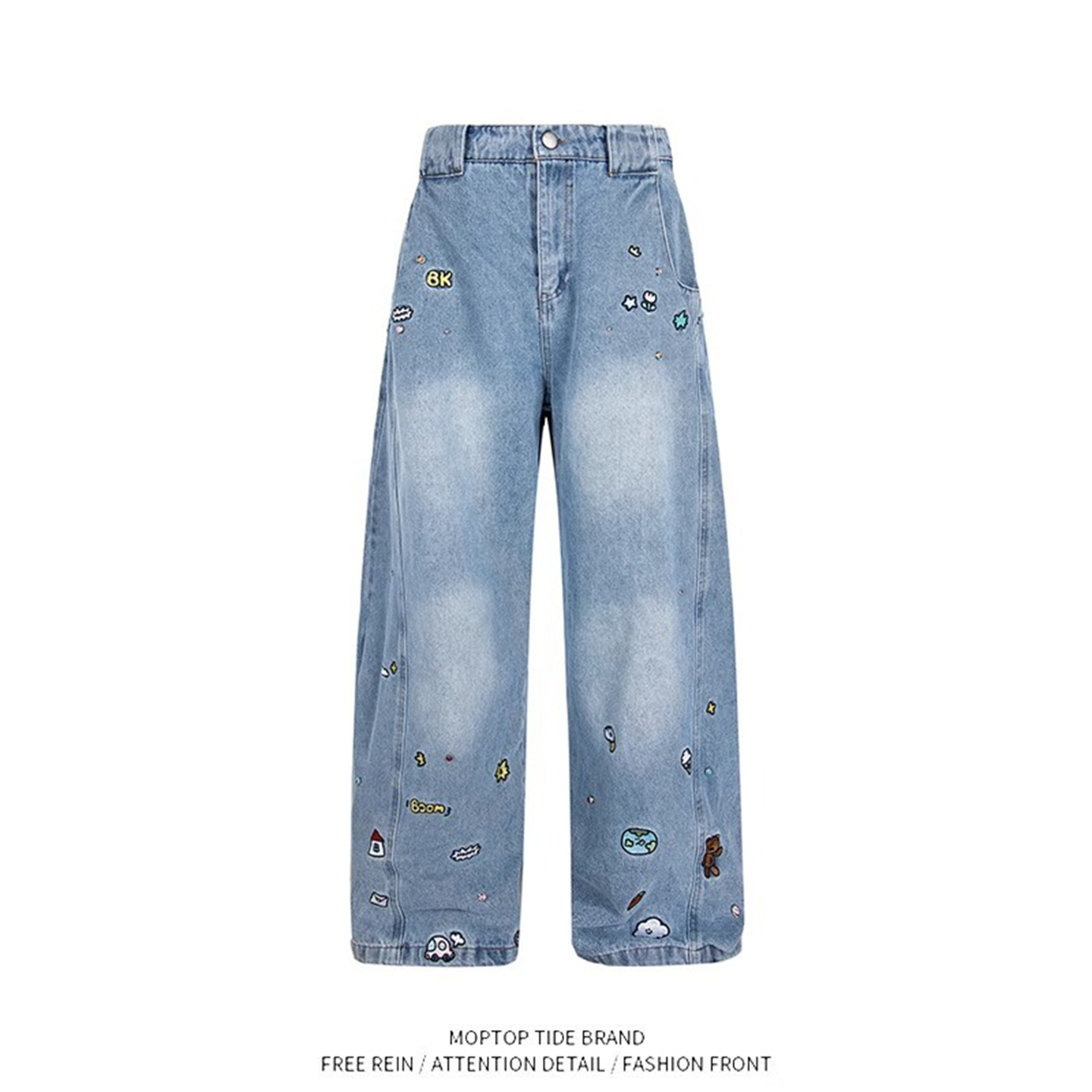 【限时优惠】弯刀牛仔裤男女