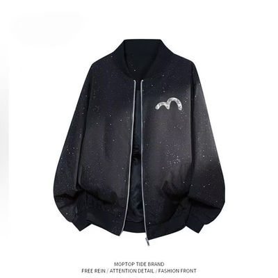 【限时优惠】满天星飞行员夹克男