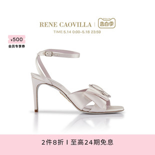 SARA系列蝴蝶结水钻高跟凉鞋 CAOVILLA RENE