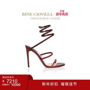 CLEO系列水钻多带女士高跟鞋 CAOVILLA RENE 凉鞋 年终折扣