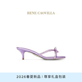 CAOVILLA RENE LYNETTE系列水钻女士高跟凉鞋 春夏新品