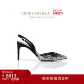 JACKIE系列水钻黑色尖头高跟鞋 CAOVILLA 折扣倒计时 RENE