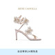 PEACH系列水钻花朵女士高跟凉鞋 RENE CAOVILLA