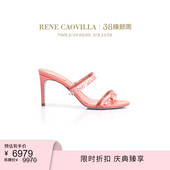 CAOVILLA RENE CHANDELIER系列水钻女士高跟凉鞋 38折扣