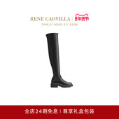 BIKA系列黑色女士过膝靴 CAOVILLA 秋冬新品 RENE