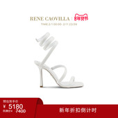 折扣倒计时 RENE CAOVILLA CLEOPATRA系列蛇形女士高跟鞋 凉鞋