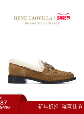 【新品直降】RENE CAOVILLA MORGANA系列水钻女士乐福鞋