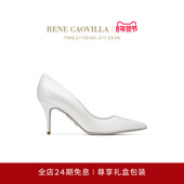 TAYLOR系列白色水钻女士高跟鞋 CAOVILLA 秋冬新品 RENE