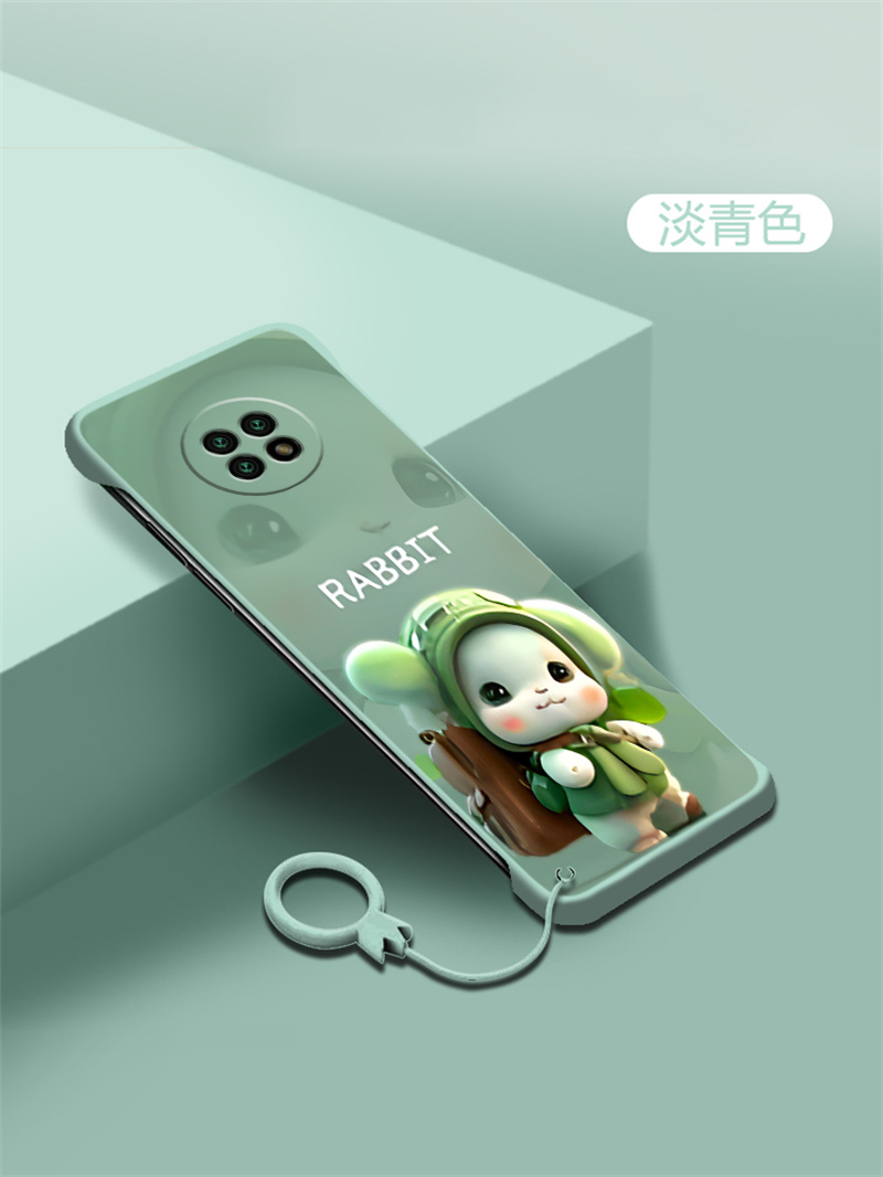 note9红米手机壳可爱卡通少女