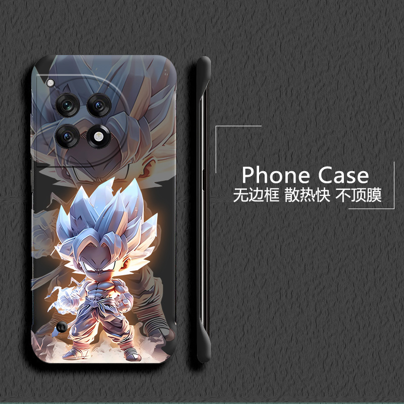 赛亚人适用一加ace5手机壳1加13无边框ace2散热11r新款竞速版半包1+10pro超薄硬1+8防摔2v保护套1+12女9rt
