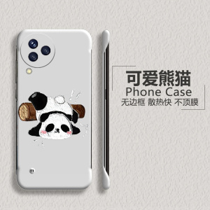 熊猫适用小米civi3手机壳Civi2半包1s无边框mix4散热cc9e超薄cc9pro磨砂8se男9se女8青春版新款5g保护套可爱