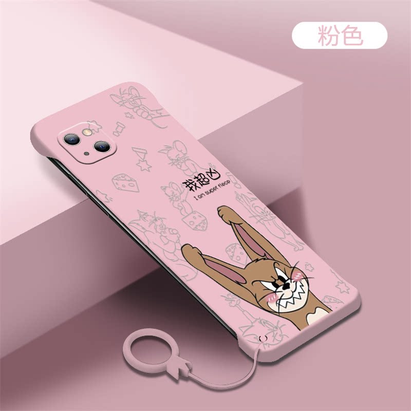 猫和老鼠适用苹果14手机壳iPhone13情侣12mini男11promax女款xr无边框xsmax磨砂8plus超薄7p半包se2硬6s新款