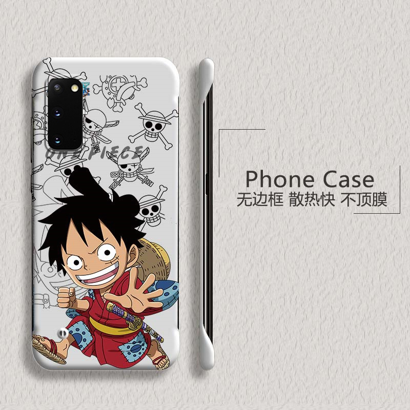 海贼王路飞适用三星Galaxys20手机壳s20+无边框s20fe散热note20新款s21半包s21fe薄s21ultra硬s10防摔note9套