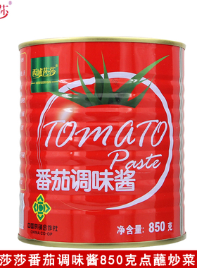 西域莎莎番茄调味酱850gtomato paste点蘸薯条意面炖汤番茄酱商用