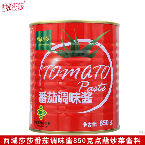 西域莎莎番茄调味酱850gtomato paste点蘸薯条意面炖汤番茄酱商用