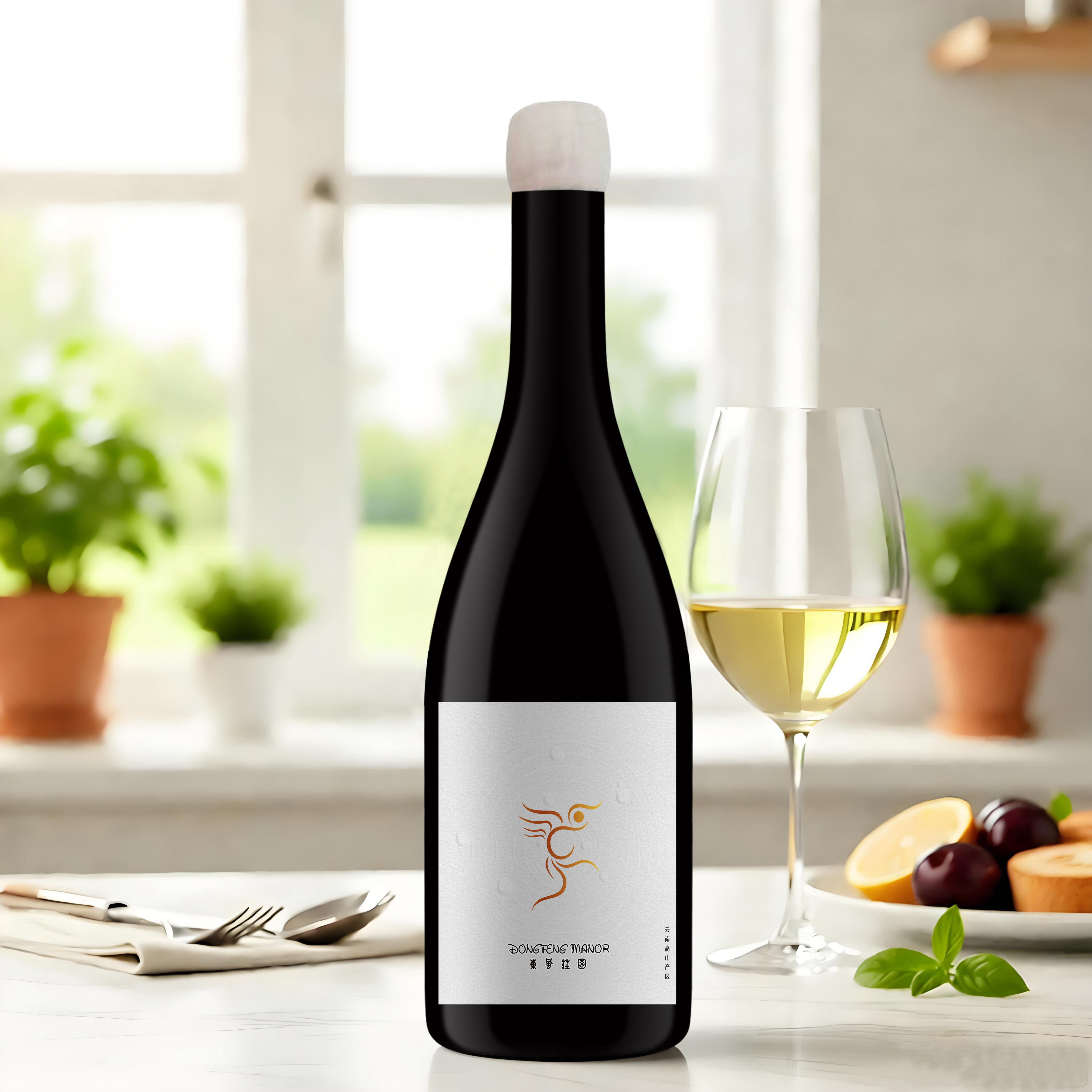 云南东风农场东风庄园鸾鸟干白葡萄酒弥勒五A级水晶干白精品2025