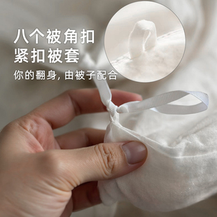 斯得福高端波兰95白鹅绒羽绒被100支全棉被子被芯冬加厚不易跑被