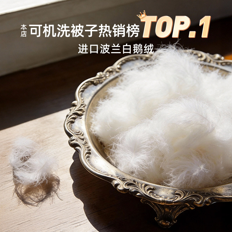 斯得福可机洗羽绒被热销榜波兰95白鹅绒被子被芯冬被加厚保暖锁温,床上用品,羽绒/羽毛被,淘宝优惠券,粉丝福利购,淘宝优惠卷