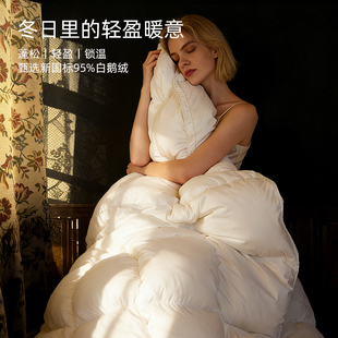 斯得福羽绒被子冬被波兰95白鹅绒春秋被芯2026热卖200x230cm加厚