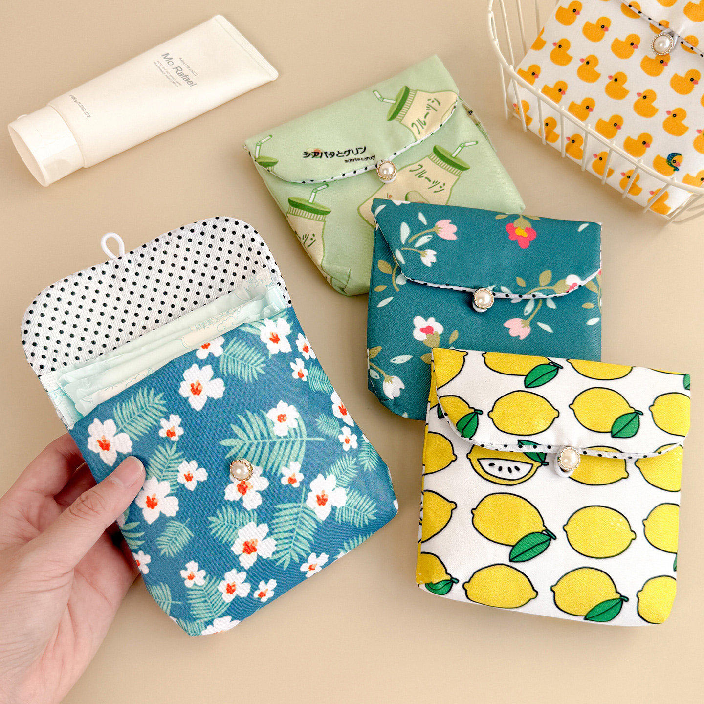 姨妈巾收纳包学生卫生巾便携包小型大容量高颜值月经卫生棉月事包