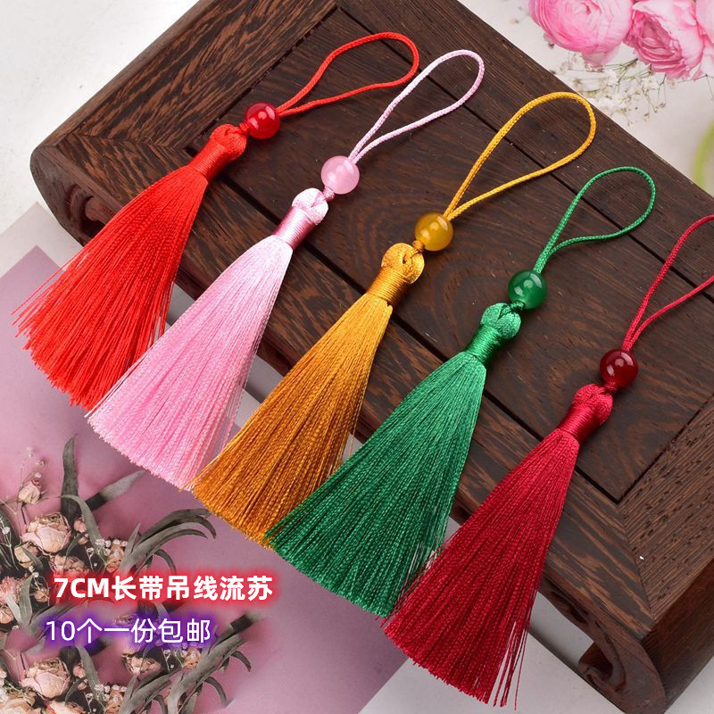 旅伊涤纶百搭带珠挂饰一份包邮