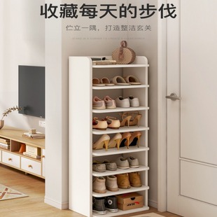极窄鞋 架子家用门口多层出租屋必好物小型备超窄夹缝收纳置物架子