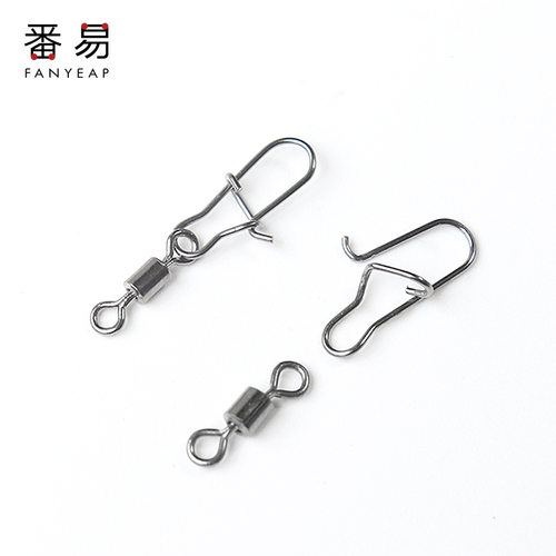 连接器/钓鱼A1pq301-八字环子母转环别针垂钓渔具快速开口配件用