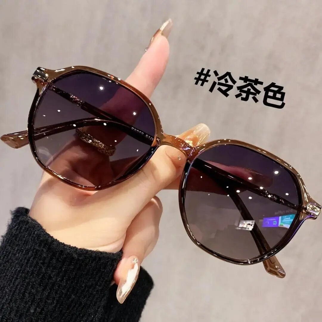 2026新款茶色偏光防晒墨镜女款
