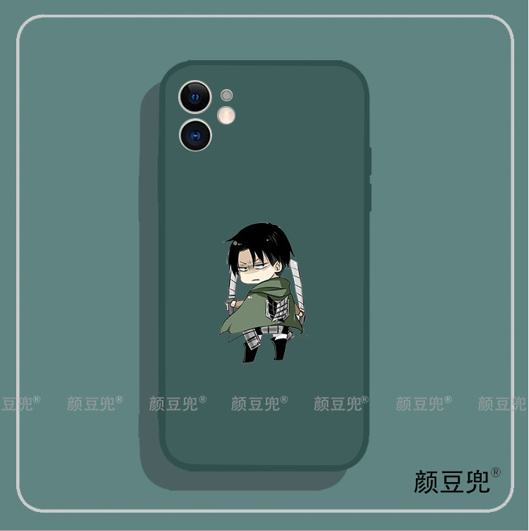 进击的巨人 艾伦兵长手机壳12适用iphone13promax苹果14 Pro荣耀一加9红米K50保护套IQOO11小米9动漫8Plu硅胶
