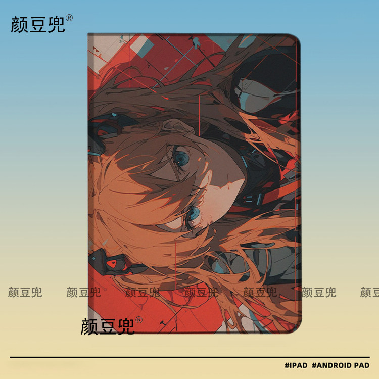 明日香EVA福音战士ipad10.2适用air5/6保护套matepad pro11 Air笔槽mini56皮套小米5/6pro12.9华为11.5红米SE